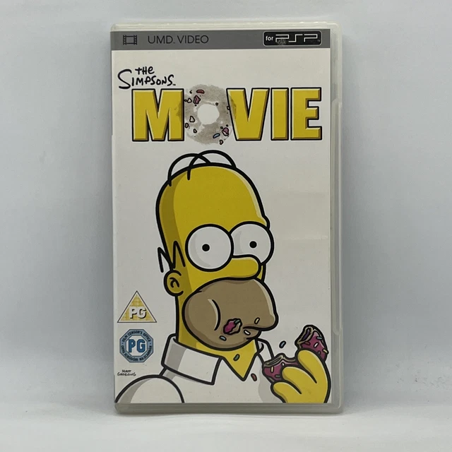 The Simpsons Movie Sony PSP PlayStation UMD Movie Video Free Post Region 2
