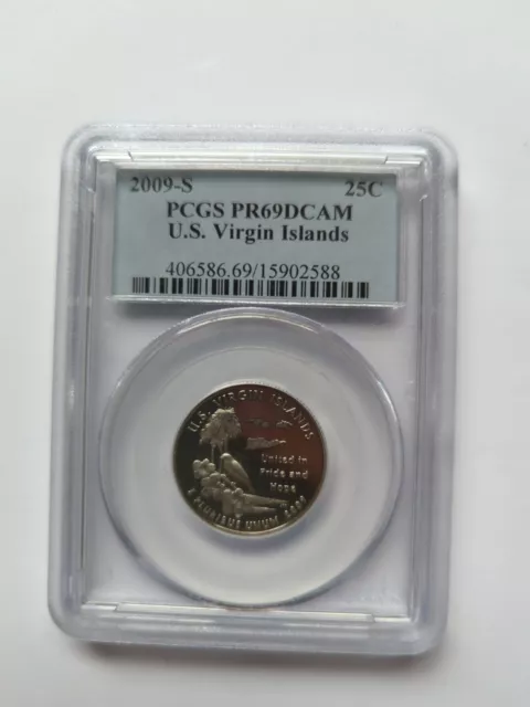 2009 S U.S. Virgin Islands Quarter PCGS