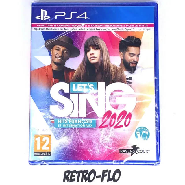 Let's Sing 2020 Hits Français et Internationaux Jeu Sony PS4 Playstation 4 NEUF