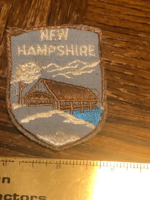 Vintage Patch - New Hampshire - Covered Bridge