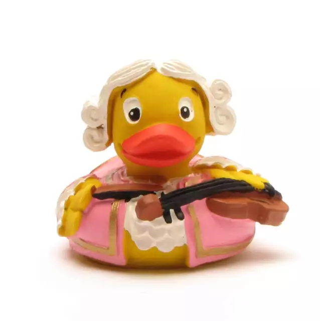 Canard de bain Mozart en rose grincement canard en caoutchouc canard en plastique grincement 3