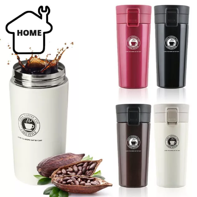 Edelstahl 380ml Isolierte Reise Kaffeetasse Kolben vakuum Thermos becher