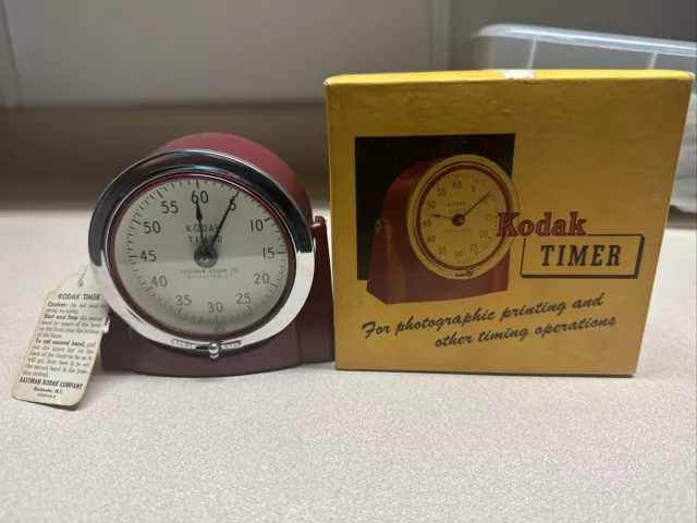 CAJA de colección Eastman Kodak 8239 Darkroom Laboratory Desarrollo Años 50 apenas usada