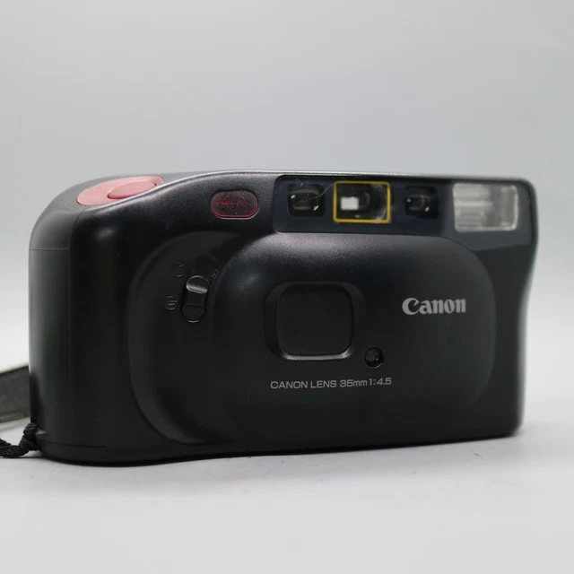 CANON SURE SHOT Ex 35mm Film Point and Shoot Camera Black Tested C1 £25