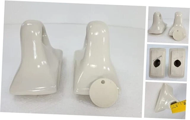 BEIGE ALMOND BONE Ceramic Towel Bar Rod Rack Post Holder Brackets Porcelain Tile 48.51 PicClick