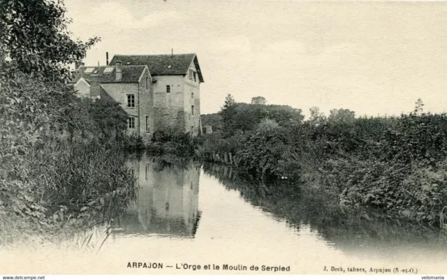 10005 cpa 91 Arpajon - l'Orge et le Moulin de Serpied