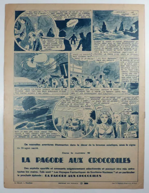 Sosthène Vazimou 18 La sirène de la baie d'Along Roux 1948 TBE 2