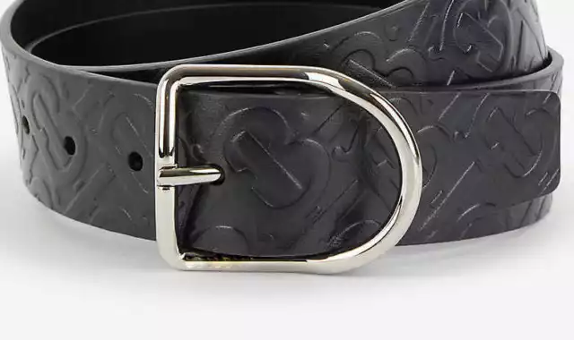 925 High Polished Sterling Silver Men's Unique Wedding Party Belt Buckle