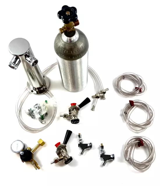 Taprite Kegerator Tower Conversion Kit for Dual Tap Configuration DK3.0/CPSS-02