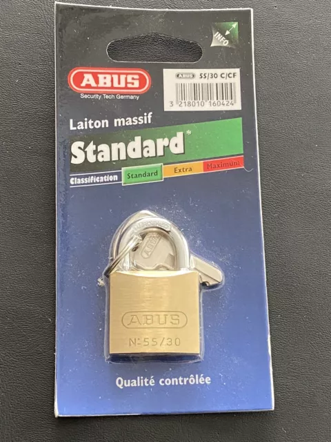 CADENAS Laiton Massif - NEUF - Modèle STANDARD 55/30 - ABUS