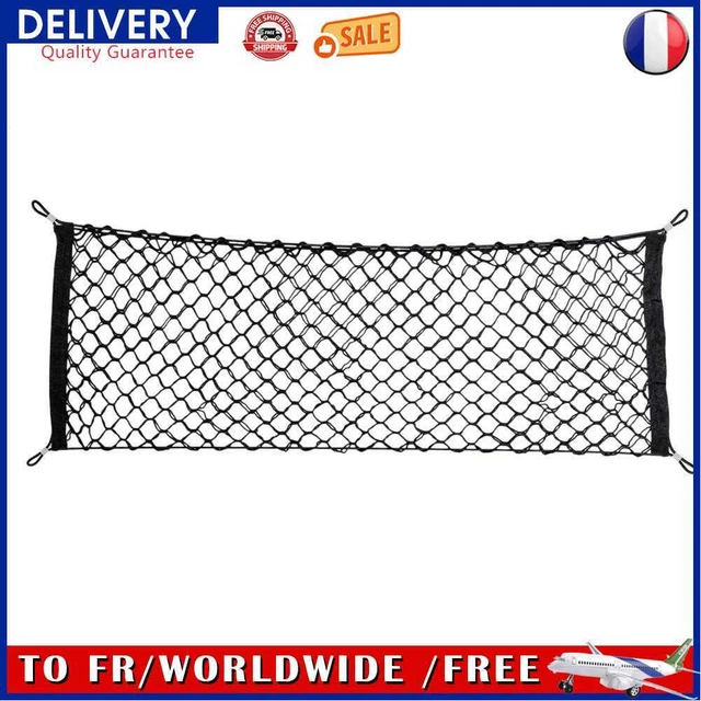 En nylon voiture stockage Net Mesh hayon 90cm - 35cm arrière bagages Cargo Trunk