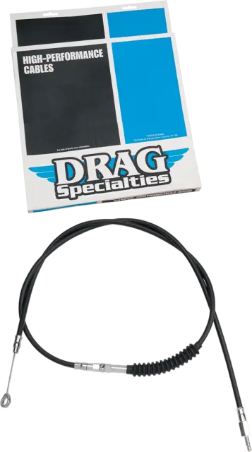 Drag Specialties Black Vinyl High Efficiency Clutch Cable 0652-1387