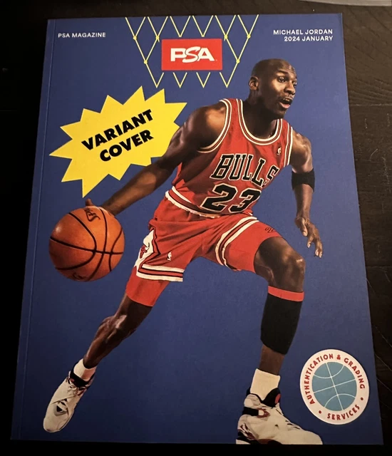 PSA MAGAZINE JANUARY 2024 Michael Jordan Rare Variant Cover 324/1000