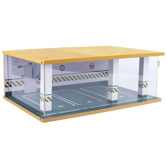 VITRINE DE VOITURE miniature 1:64 Garage de voiture Diorama Modèle 1:64 Vitrine EUR 27,43