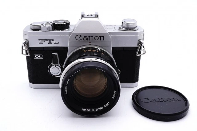 Excellent + Canon Ftb Ql 35mm Appareil Photo Argentique SLR Avec / Fl 50mm F/1.4