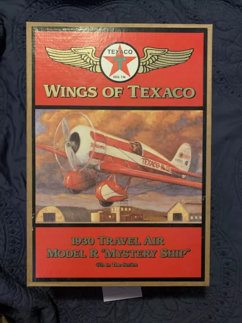 Wings of Texaco 1930 Travel Air Model R Mystery Ship Replica NEW SEALED