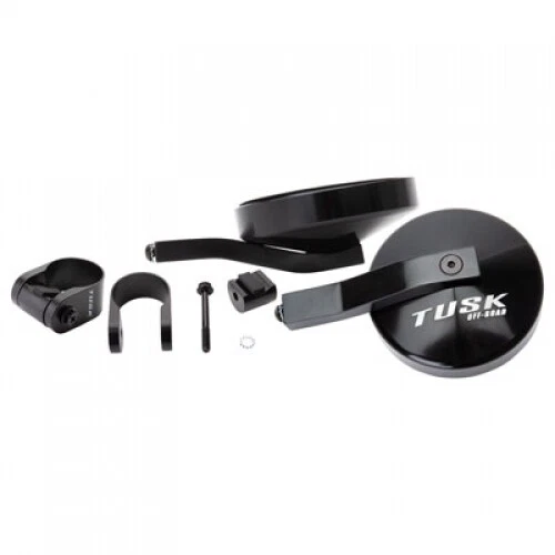 Tusk Alloy Mirror Kit with Low Profile UTV Roll Cage Clamp 2000490001