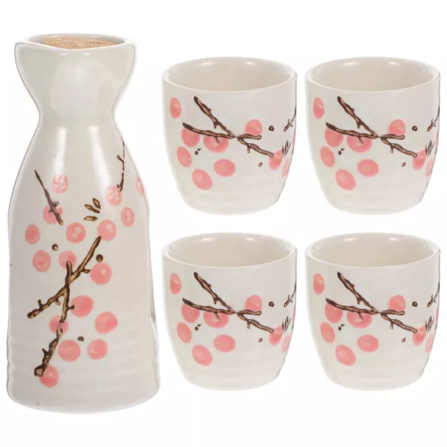Sake-Krug Im Japanischen Stil Keramik Weingläser Aus Glas Weinflasche