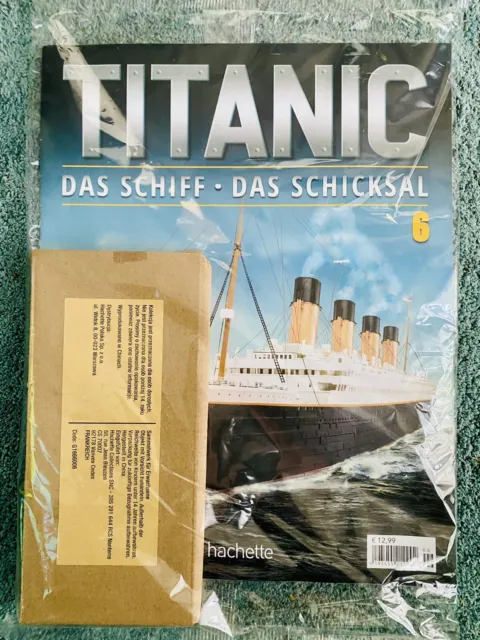TITANIC Das Schiff - Das Schicksal Nr. 6 Hachette Noch Verpackt Bausatz