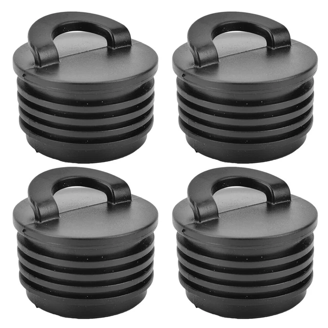 Keenso Tappo Di Scarico Per Kayak E Canoa, Filettato In PVC Con Corda, Diametro 35 Mm, Antiacqua Per Barche E Gommoni