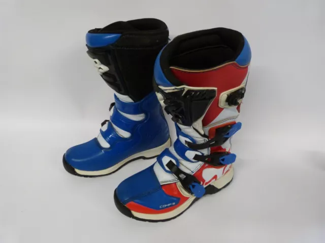 Fox Racing 2017 Comp 5 LE Fiend Boots Blue Red Motocross MX Boots