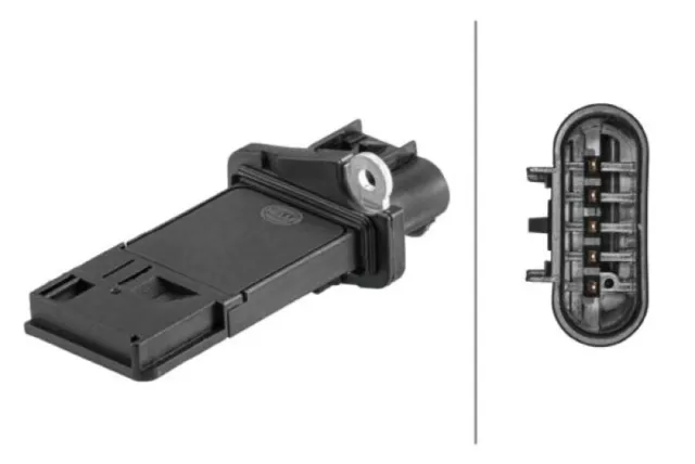 Sensor de masa de aire HELLA Medidor de flujo de aire LMM 8ET358095-611