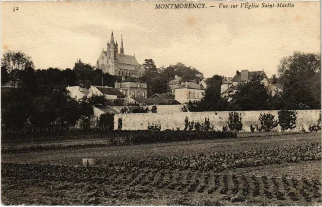 CPA MONTMORENCY - Vue sur l'Église St-MARTIN (107309)