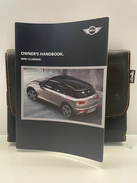 Mini Clubman F54 Owners Pack / Handbook / Manual + Wallet 2015~2018 (2016)