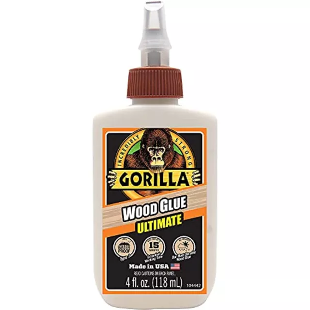 Gorilla WG-U Wood Glue Ultimate: 4 oz. bottle (White)