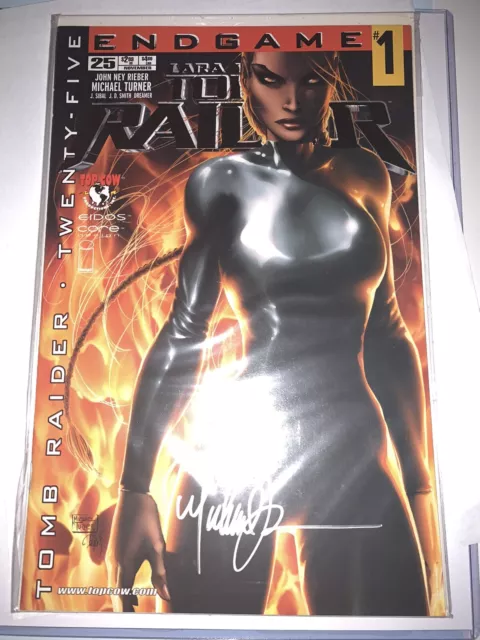 Tomb Raider 25 Endgame #1 Foil Signed by Michael Turner 2 Comics JayCo Sealed