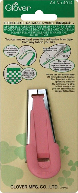 Clover Fusible Bias Tape Maker-3/4" -4014C