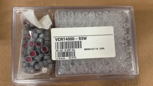VWR 9-425 Screw-Thread Vials VCRT4000-93W Unassembled Vial Kits