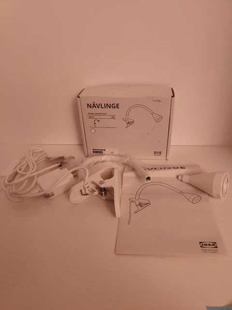 RR IKEA NAVLINGE LED clamp spotlight OPEN BOX