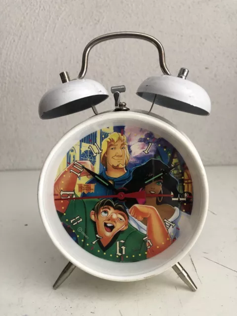 Orologio Antico Da Tavolo Sveglia Disney A Corda   Meccanica Vintage