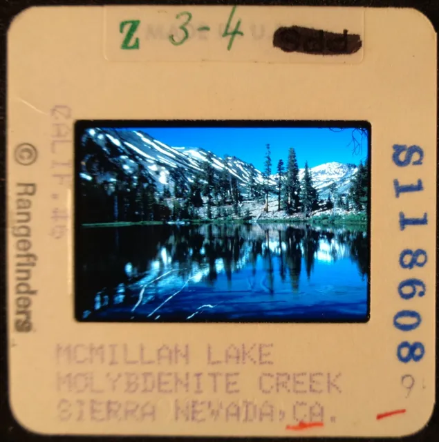 Lv5-532 Mcmillan Lake Molybdenite Creek Sierra Nevada Ca Orig 35Mm Color Slide
