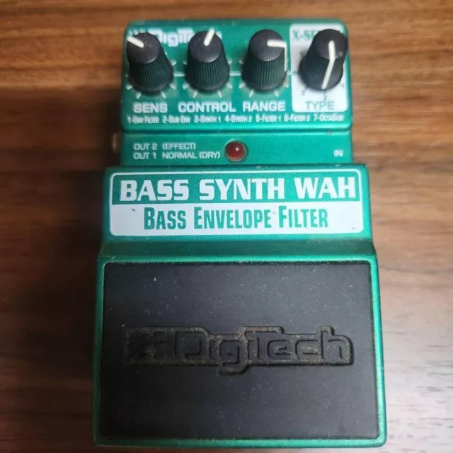 Digitech Bass Synth Wah/Envelope Filter  From Japan Used W/Box