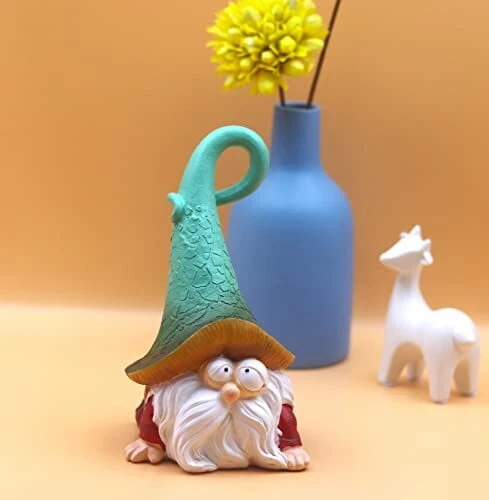 Gnome Figurines Decor Funny Creative Craft Resin Gnome Sculpture Statue for