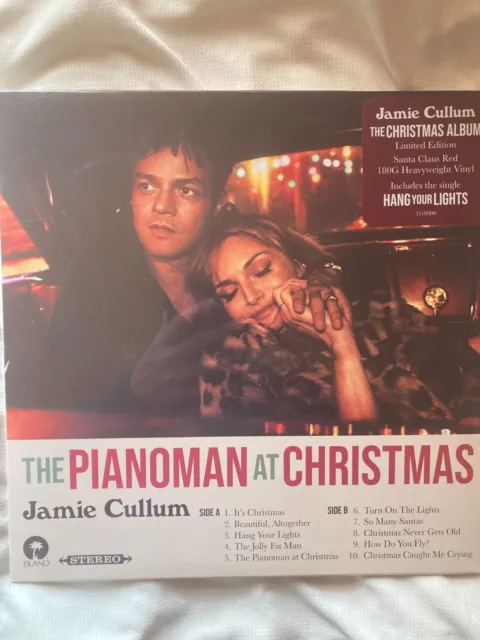 Jamie Cullum The Pianoman At Christmas Ltd Edition Red Vinyl Lp,  New & Sealed