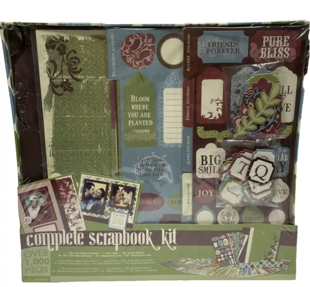Colorbok Occasions Designer Scrapbook Box Kit! Brand New In Package! 12” X  12”!