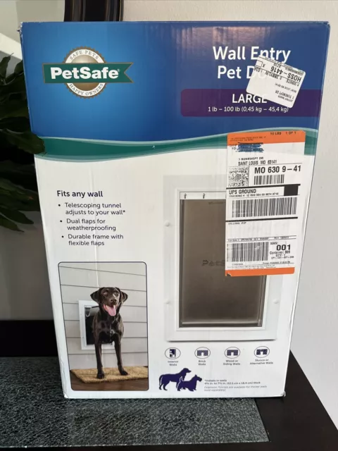 PetSafe PPA00-16944 Wall Entry Pet Door Size Large Weatherproof