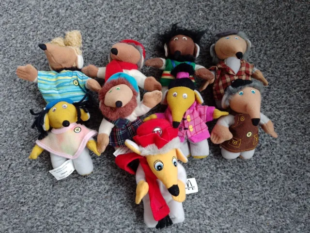 1999 The Wombles McDonalds Happy Meal Toys x 8 Bundle (plus Orinoco from 2001)