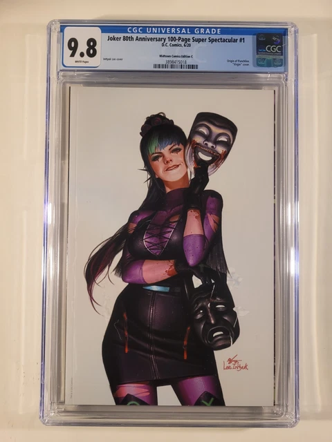 Joker 80th Anniversary Super Spectacular 1 CGC 9.8 Inhyuk Lee white Virgin