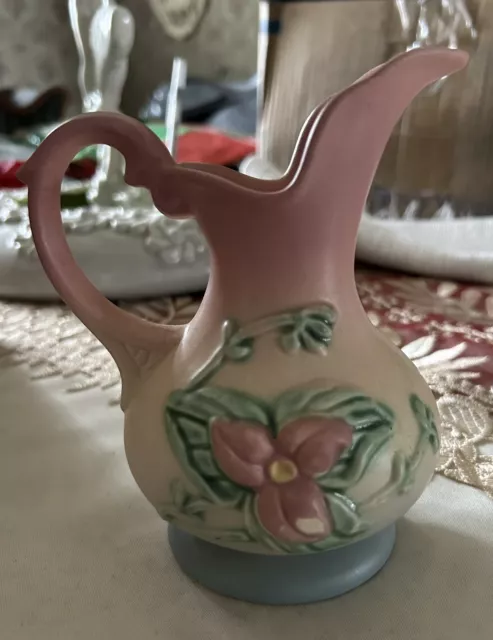 Vintage 1940s Hull Wildflower W-2 5.5” Hand-painted Pitcher