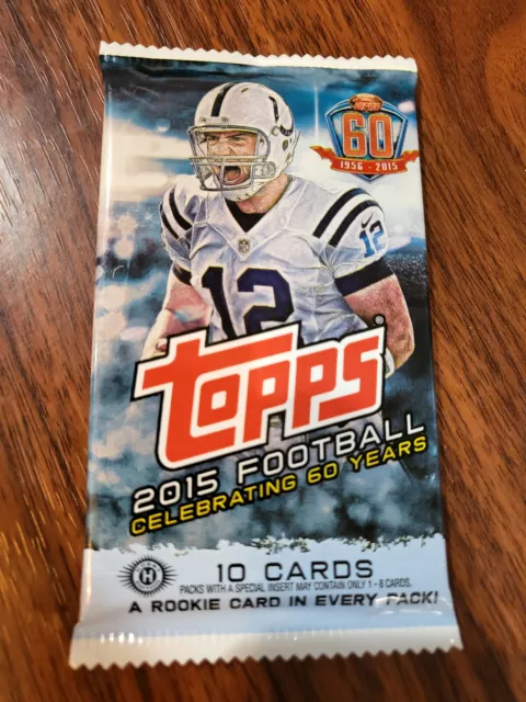 2015 Topps Football 10 Card Hobby Pack - See Full Checklist within lot