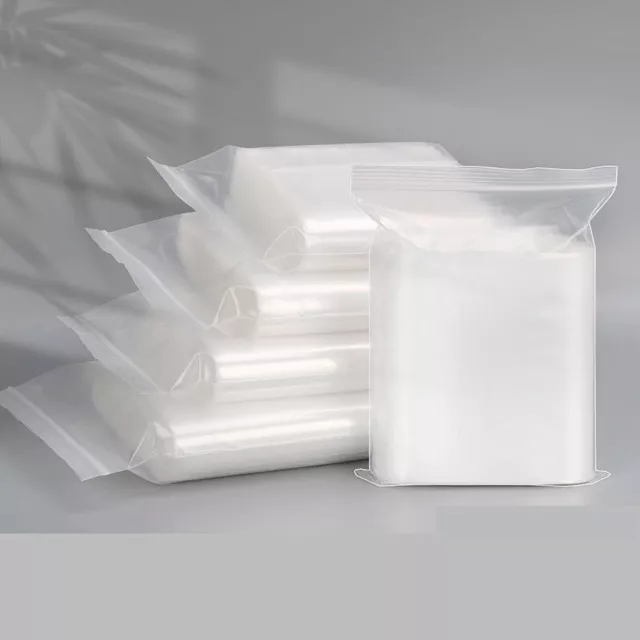 20pcs-5000pcs AU Zip Lock Packing Bags Mini Large Food Resealable Bag BULK BUYS