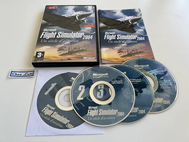 Microsoft Flight Simulator 2004 – Un Siècle D'Aviation – Jeu PC Complet – Bon état