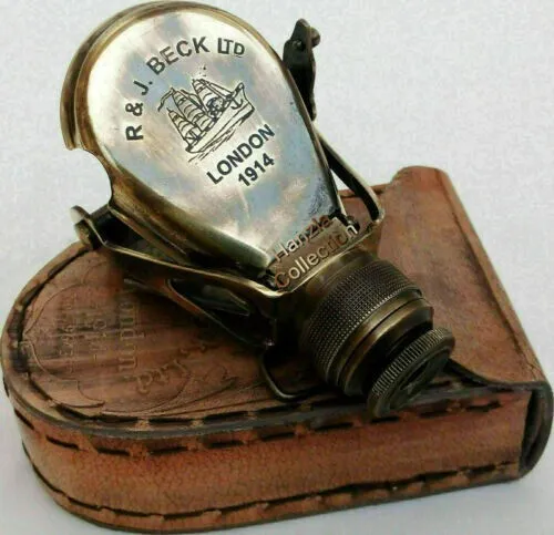 Antique Brass Monocular Binocular Telescope Vintage Nautical Spyglass Scope