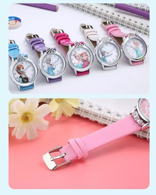 Girls Kids Frozen Elsa Watch Princess Cute Gifts Children's Cartoon for Kids UK