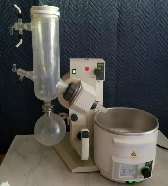 Buchi R-210 Rotary Evaporator Rotovap w/ Glassware & B-491 Bath Working Great