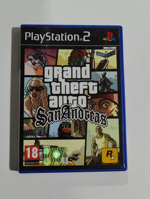 Ps2 Gta Grand Theft Auto San Andreas Italiano Playstation  Completo Disco Nuovo